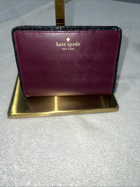 kate spade Handbags - kate spade wallet in deep plum . EUC